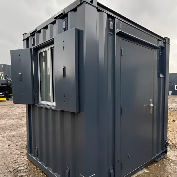 Ufficio in container di spedizione 7 piedi x 7 piedi | Edificio portatile | Edificio antivandalismo