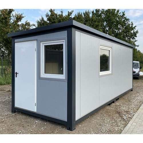 CONTAINER UFFICI 6,00 X 2,40 M CON BAGNO, DOCCIA E CUCINA
