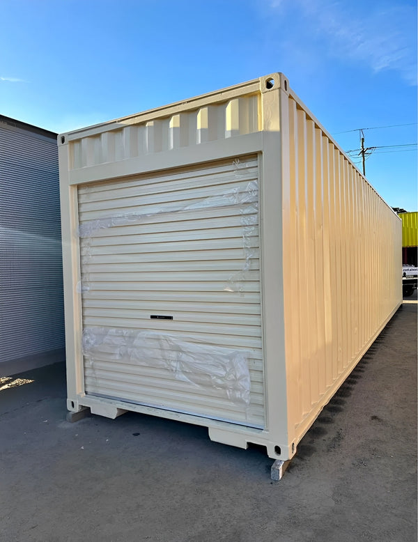 Container di spedizione 40ft x 8ft con porta avvolgibile