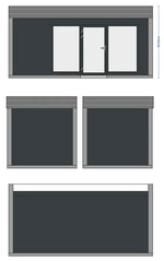 Bürocontainer 6,00 × 2,90 m